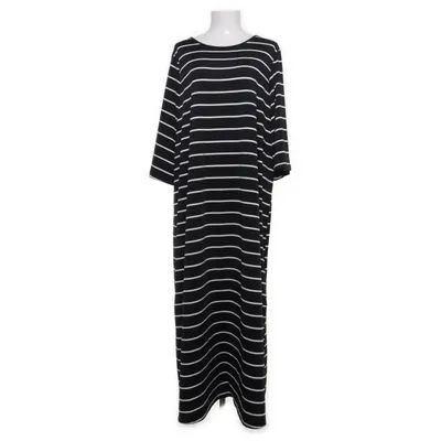 Långklänning (Svart, Vit) från Shein Curve Elastan, Polyester