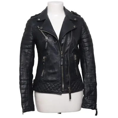 Bikerjack (Zwart) van Boda Skins Leer