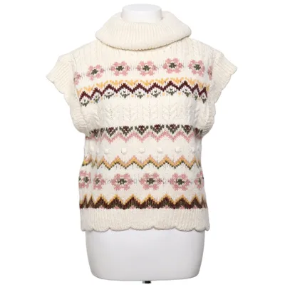 Slipover (Hvid, Flerfarvet) fra Mango Akryl, Polyamid, Polyester, Uld
