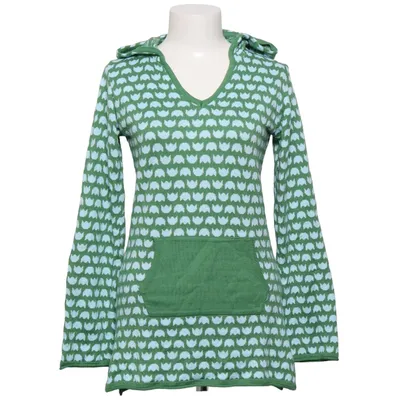 Capuchon sweater (Groen, Wit) van Qiero Acryl, Katoen