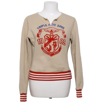 Collegetröja (Beige, Röd, Blå) från Triple Five Soul Bomull, Polyester