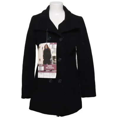 Pea coat (Black) from Blue Motion Polyester, Wool