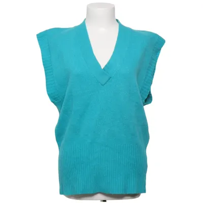 Pull sans manches (Vert) de Mari Philippe Angora, Polyamide, Laine