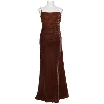 Aftenkjole (Brun) fra Zara Polyamid, Viscose