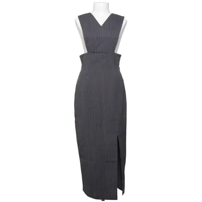 Hängselklänning (Grå) från Gina Benotti Polyester, Viskos