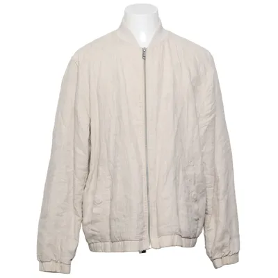 Bomberjakke (Beige) fra H&M Man Linned, Polyester