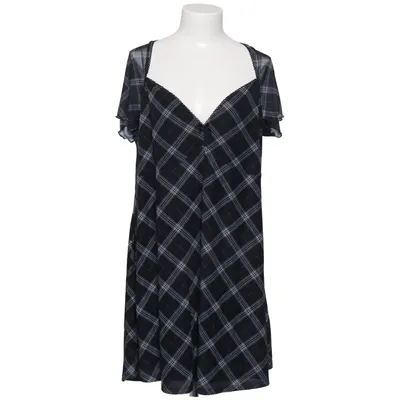 Klänning (Svart, Vit) från Divided by H&M Elastan, Polyester