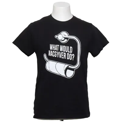 T-shirt (Svart, Vit) från Russell Bomull