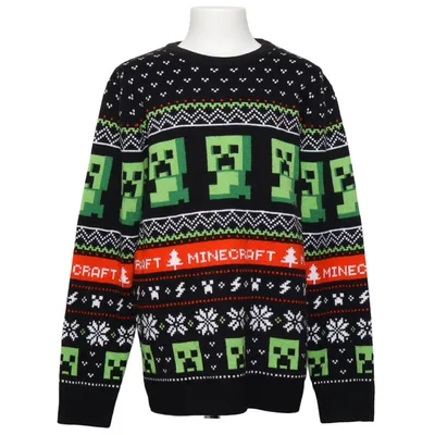 Jultröja (Svart, Grön, Röd, Vit) från Minecraft Akryl