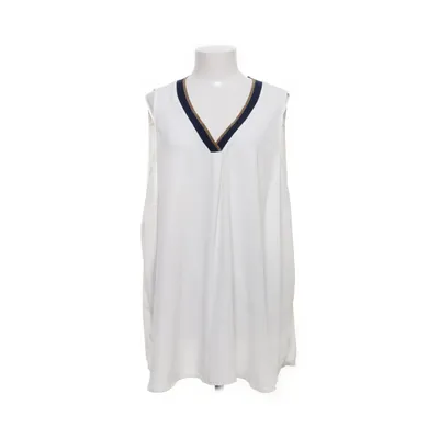 Linne (Vit) från Ms Mode Elastan, Metallfiber, Polyester