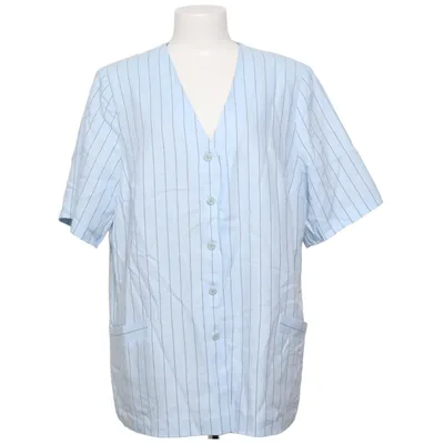 Short sleeve shirt (Blue) from Wästgöta Linen, Viscose