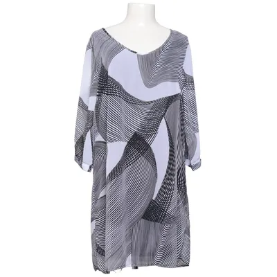 Jurk (Wit, Zwart) van Cha Cha Polyester