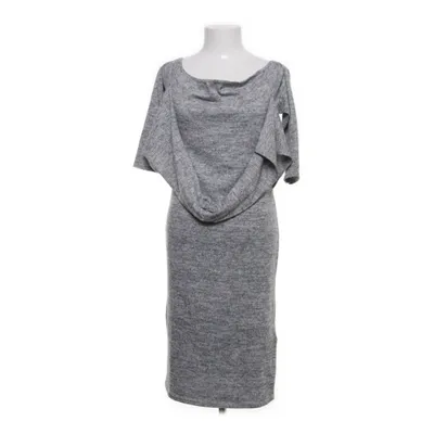 Robe longue (Gris) de Lost Ink Élasthane, Polyester, Viscose