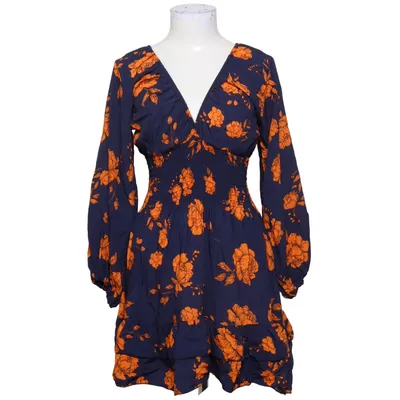 Kjole (Blå, Orange) fra Jor Viscose