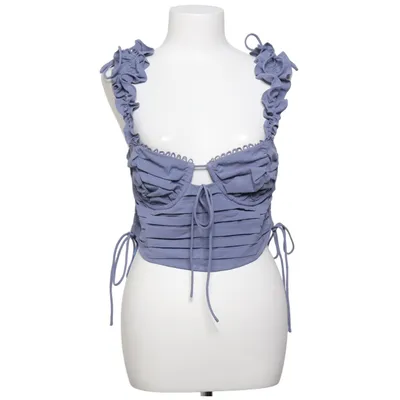 Crop top (Blå) från Emory Park Elastan, Nylon, Polyester, Viskos