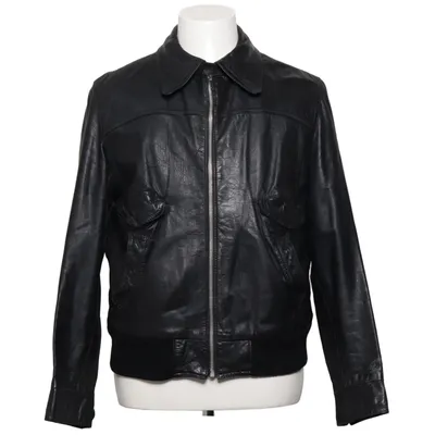 Veste en cuir (Noir) Cuir, Polyamide