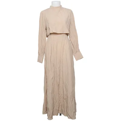 Maxi dress (Beige) from Trendyol Polyester, Viscose