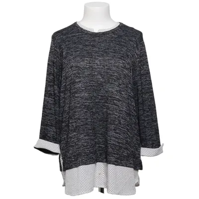 Blouse (Zwart, Wit, Grijs) van Monteau Elastaan, Polyester, Viscose