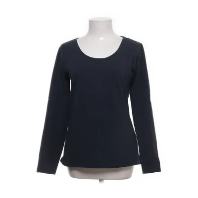 Långärmad t-shirt (Blå) från VRS Basic Elastan, Ekologisk bomull