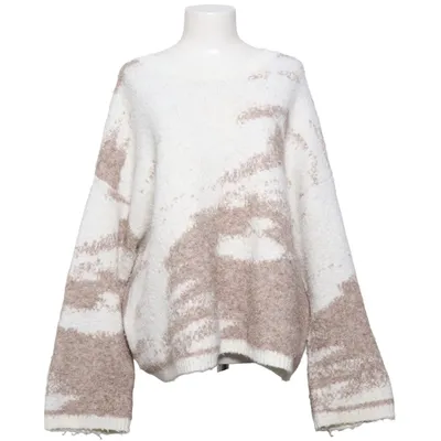 Trui (Wit, Bruin) van LXA Acryl, Elastaan, Polyamide, Polyester, Wol