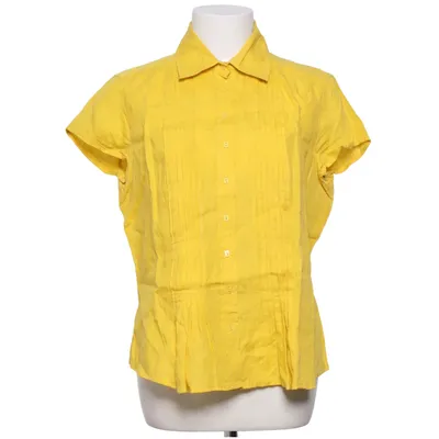 Short sleeve shirt (Yellow) from Intrend Linen