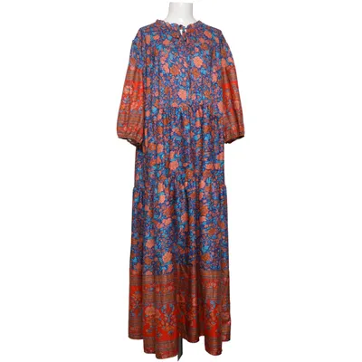 Maxi jurk (Blauw, Rood, Meerkleurig) van Shein Curve Polyester