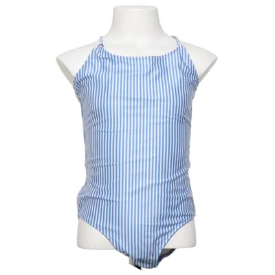 Maillot de bain une pièce (Bleu, Blanc) de H&M Élasthane, Polyester