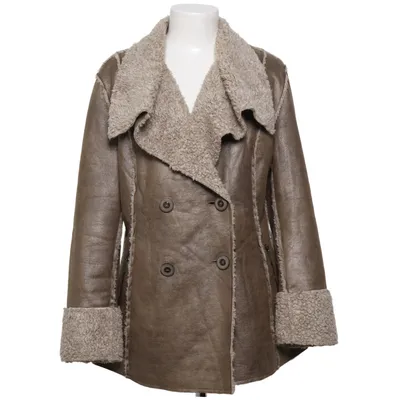 Shearling jacket (Brown) from Javier Simorra Acrylic, Polyester, Viscose