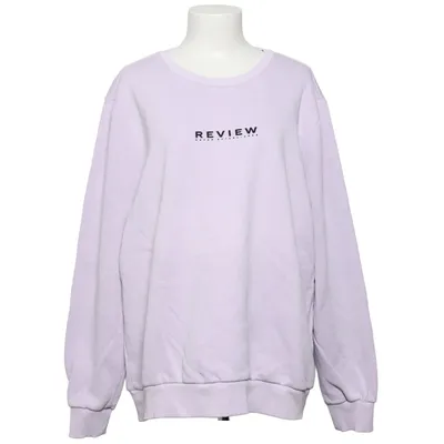Collegetröja (Lila) från Review Bomull, Polyester