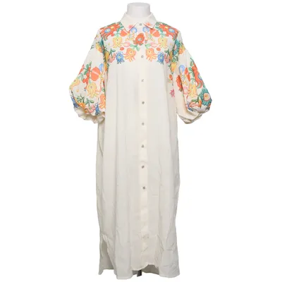 Blousejurk (Beige, Meerkleurig) van Zeta Otto Katoen, Polyester