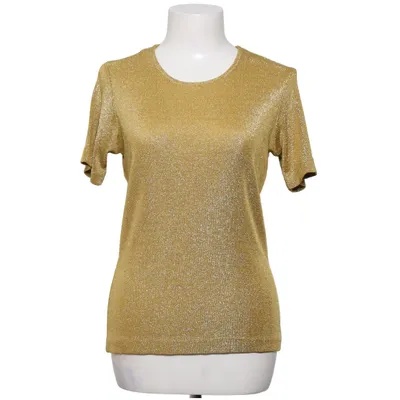 T-shirt (Guldfärgad) från Clio Acetat, Metallfiber