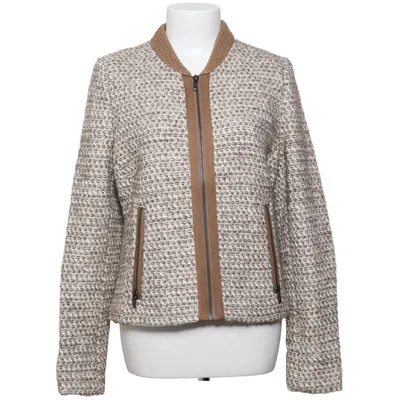 Veste (Beige, Blanc) de Gustav Acrylique, Coton, Polyester, Laine