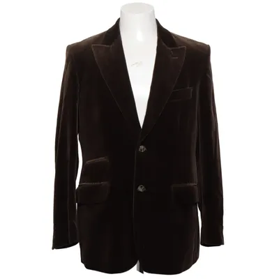 Blazer (Brown) from Batistini Cotton, Modal, Viscose