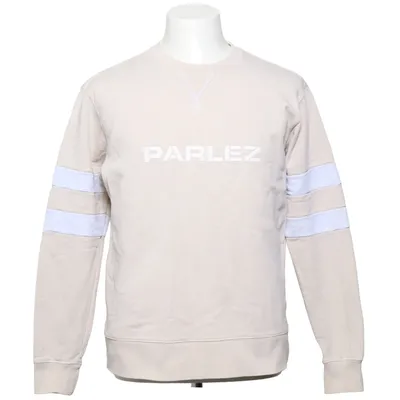 Sweatshirt (Beige, Blanc) de Parlez Coton biologique, Coton recyclé