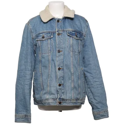 Veste en jeans fourrée (Bleu) de Loom Acrylique, Coton, Polyester