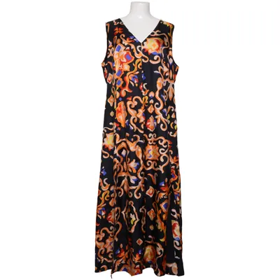 Maxikleid (Schwarz, Mehrfarbig) von Marina Rinaldi
