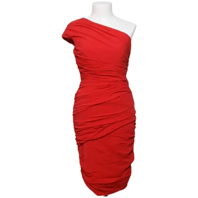 Robe de cocktail (Rouge) de Badgley Mischka Élasthane, Polyester, Soie