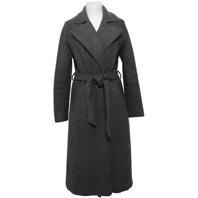 Coat (Gray) from Bik Bok Acrylic, Polyester, Wool
