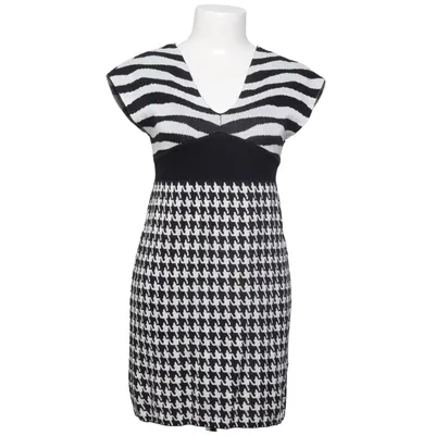 Klänning (Svart, Vit) från Dorothy Perkins Akryl, Bomull
