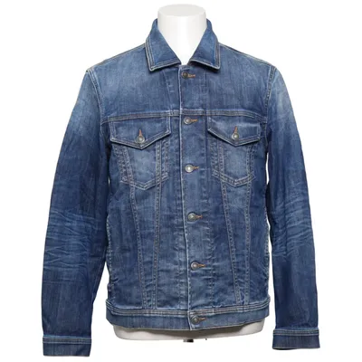 Veste en jean (Bleu) de Diesel Coton, Élasthane, Polyester