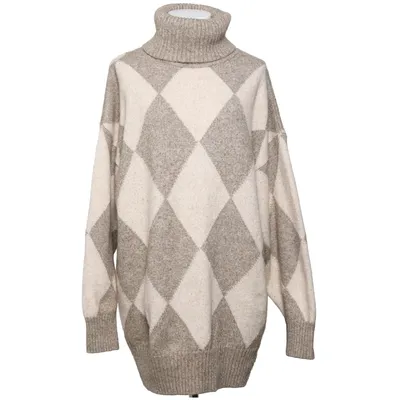 Pul à col roulé (Beige, Blanc) de Pringle of Scotland x H&M Acrylique, Polyester, Laine