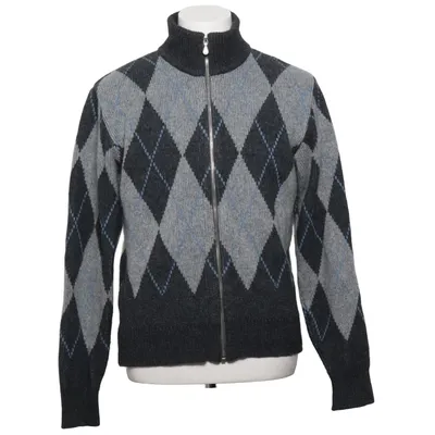 Cardigan (Gray, Blue) from Paul Smith Wool
