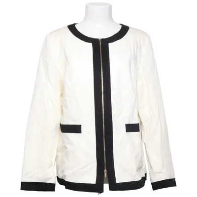 Blazer (Wit, Zwart) van Marina Rinaldi Katoen, Elastaan, Viscose