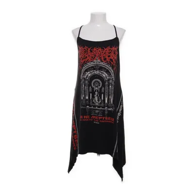 Klänning (Svart, Röd) från Killstar Elastan, Viskos