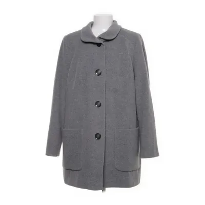 Coat (Gray) from Barbara Lebek Cashmere, Polyamide, Polyester, Wool