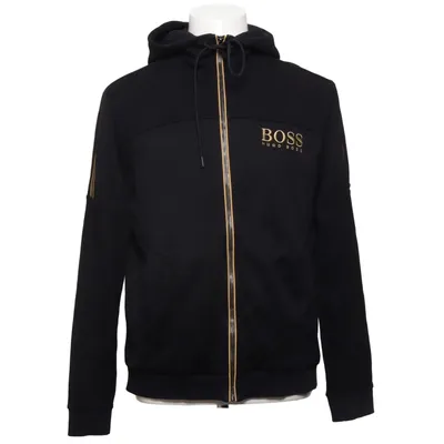 Hoodie (Black) from Hugo Boss Cotton, Elastane, Polyamide