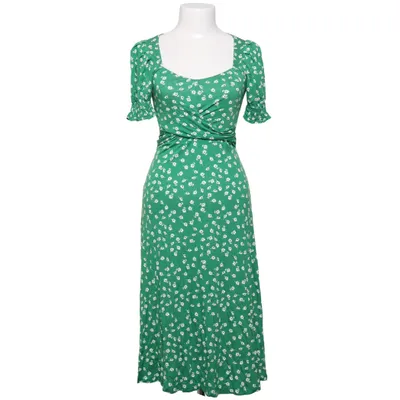 Mammaklänning (Grön, Vit, Flerfärgad) från H&M Mama Elastan, Viskos