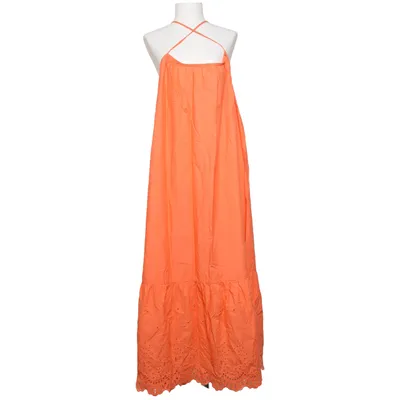 Långklänning (Orange) från H&M Bomull, Polyester