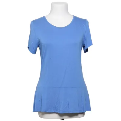 Peplumbluse (Blå) fra Sure Elastan, Viscose