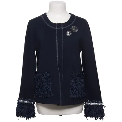 Cardigan (Bleu) de Just White Coton, Élasthane, Polyester